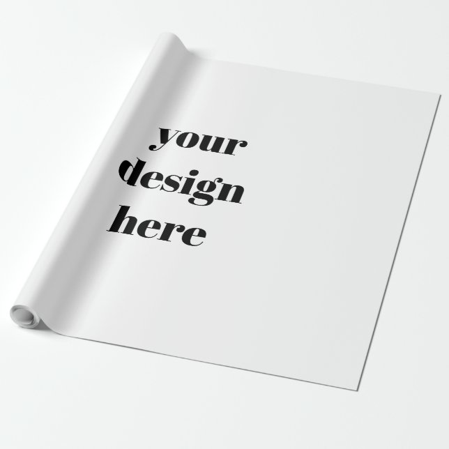 Papier Cadeau Personnaliser ou Customiser (Déroulé)