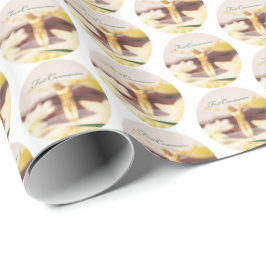 Papier Cadeau Personnaliser, Première communion Félicitations