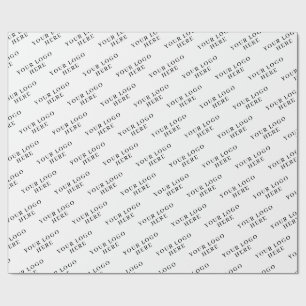 PAPIER CADEAU PERSONNALISEZ VOTRE LOGO ÉLÉGANT MODERNE STYLÉ CLA