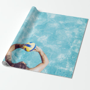 Papier Cadeau Personne inconnue jouant au beach volley