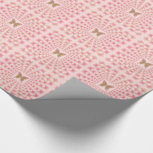 Papier Cadeau Perspective super de papillon de paix des années