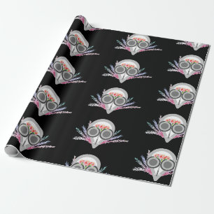 Papier Cadeau Peste docteur Éffrayant Whimsical Halloween