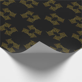 Papier Cadeau pétale de fleur d'or