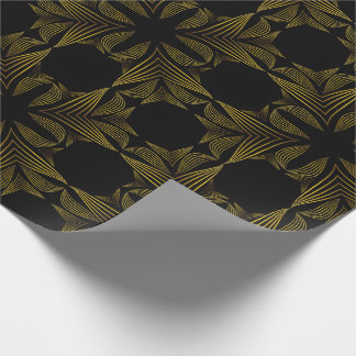 Papier Cadeau pétale de fleur d'or