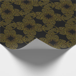 Papier Cadeau pétale de fleur d'or