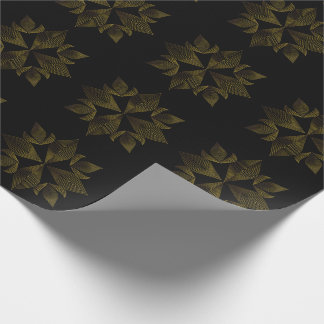 Papier Cadeau pétale de fleur d'or
