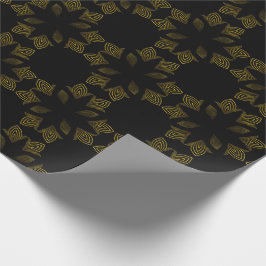 Papier Cadeau pétale de fleur d'or
