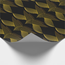 Papier Cadeau pétale de fleur d'or