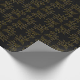 Papier Cadeau pétale de fleur d'or