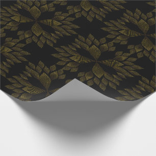 Papier Cadeau pétale de fleur d'or