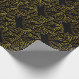 Papier Cadeau pétale de fleur d'or