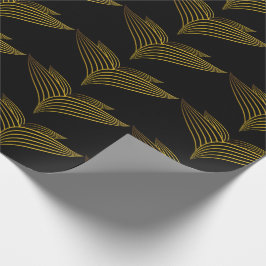 Papier Cadeau pétale de fleur d'or