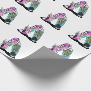 Papier Cadeau Petit ami basket et petite amie