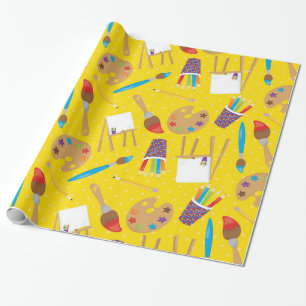 Papier Cadeau Petit artiste motif