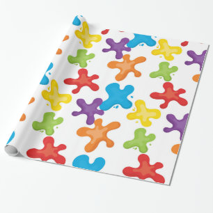 Papier Cadeau Petit artiste motif