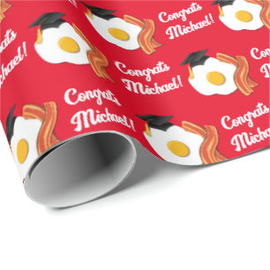 Papier Cadeau Petit-déjeuner Brunch Graduation Party