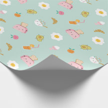 Petit déjeuner mignon à la menthe