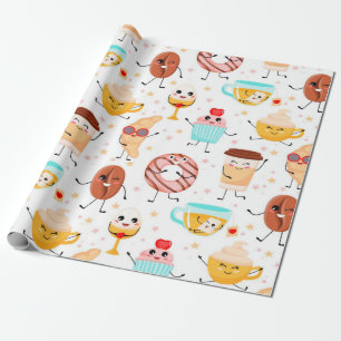 Papier Cadeau Petit déjeuner Motif