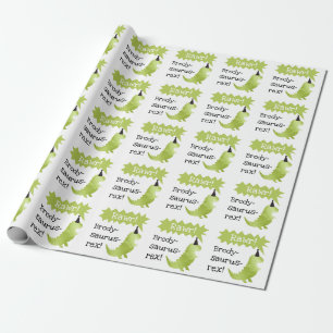Papier Cadeau Petit Dino Anniversaire Thème Dinosaur Baby showe
