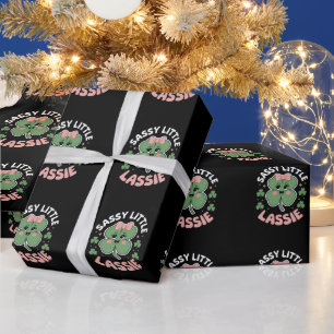 Papier Cadeau Petite coquine drôle de la Saint-Patrick