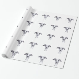 Papier Cadeau PETITE GREYHOUND ITALIENNE g869