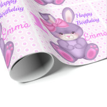 Petites filles de lapin mignonne rose et lavande N