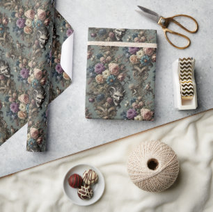 Papier Cadeau Petits démons osent rêver - gothique victorien