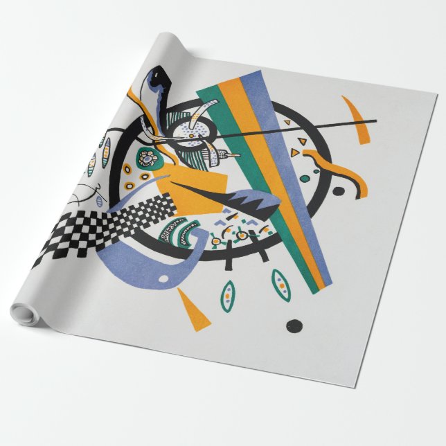 Papier Cadeau Petits Mondes IV, Abstraits, Wassily Kandinsky (Déroulé)