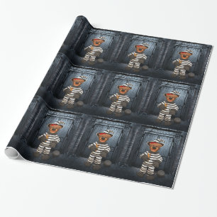Papier Cadeau Petits ours : Petit prisonnier