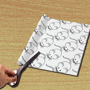 Papier Cadeau Peu de souris graphiques