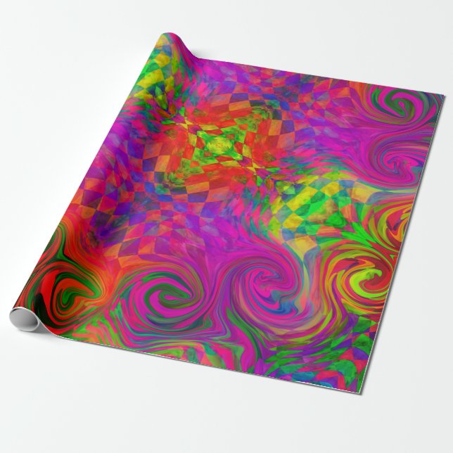 Papier Cadeau [Phantasmagoria] Couleurs tordues (Déroulé)