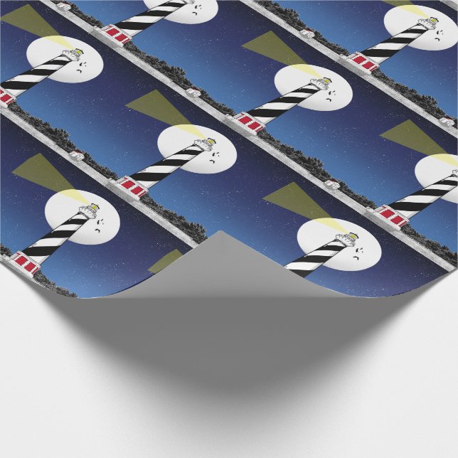 Papier Cadeau Phare de Cape Hatteras Caroline du Nord (Coin)