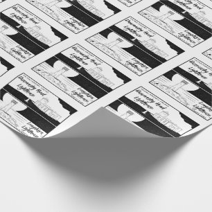Papier Cadeau Phare de Land's End John o'groats