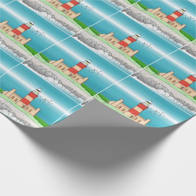 Papier Cadeau Phare du Cap Agulhas (Coin)