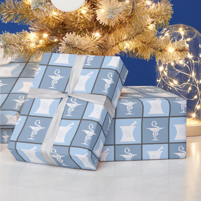 Papier Cadeau Pharmacy Symbol | Pharmacist | Pharmacy Tech (Vacances)
