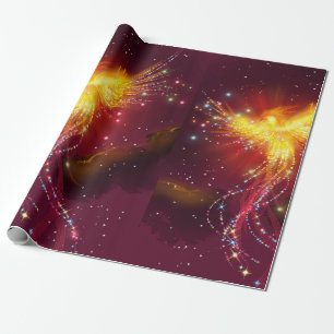 Papier Cadeau Phoenix en vol