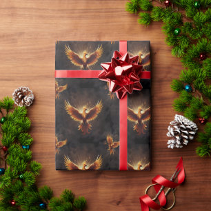 Papier Cadeau Phoenix flammé