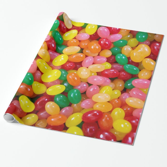 Papier Cadeau Photo de Jelly Bean (Déroulé)