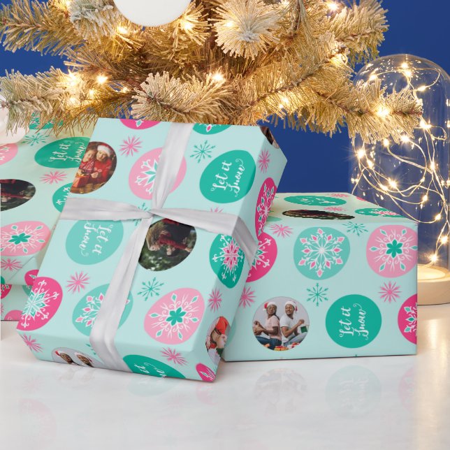 Papier Cadeau Photo de vacances de Snowflake (Vacances)