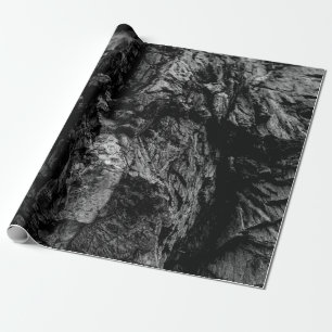 Papier Cadeau Photo en niveaux de gris de roche