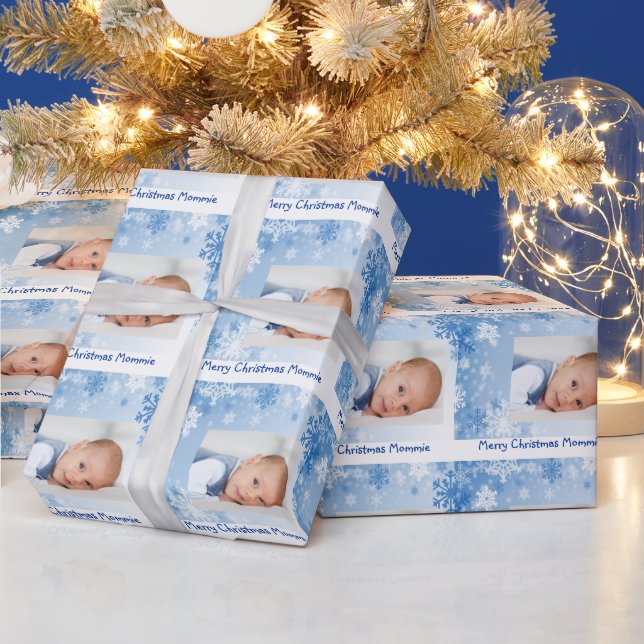 Papier Cadeau Photo Noël, Hanoukka, Papier d'enveloppement Chanu (Vacances)