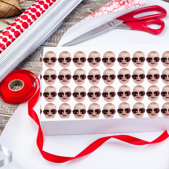 Papier Cadeau Photo personnalisée drôle Anniversaire & nouveauté (Créateur téléchargé)