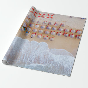 Papier Cadeau Photographie aérienne du bord de mer en journée