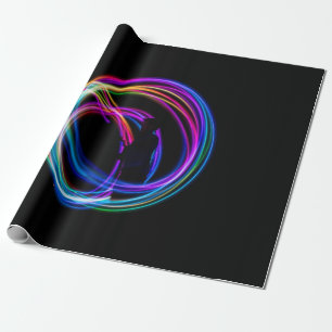 Papier Cadeau Photographie en accéléré des lumières