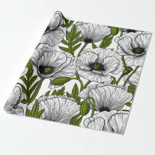 Papier Cadeau Photos blanches sur blanc