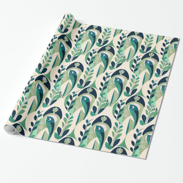 Papier Cadeau Pièces femme (Déroulé)