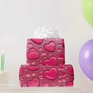 Papier Cadeau Piège Cadeau En Forme De Coeur Rose