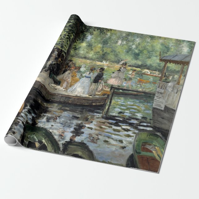 Papier Cadeau Pierre-Auguste Renoir - La Grenouillère (Déroulé)