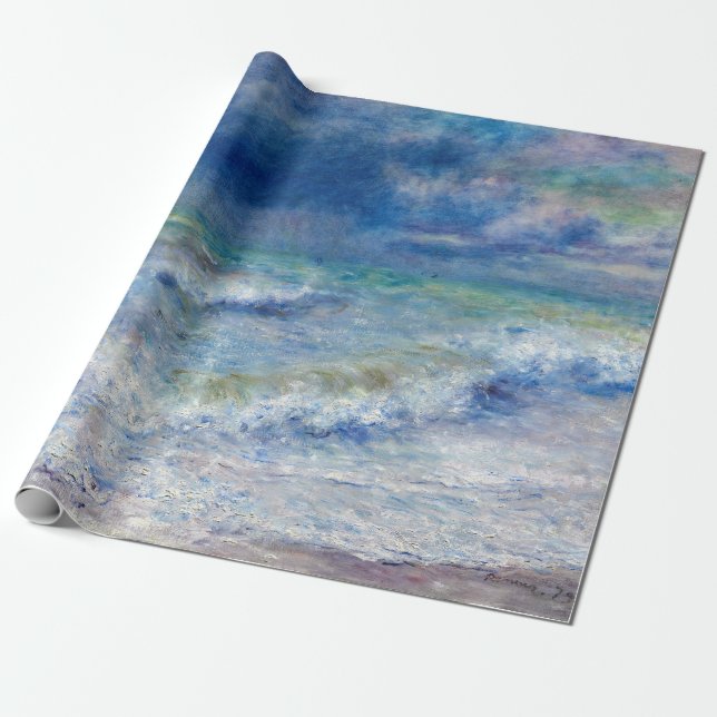 Papier Cadeau Pierre-Auguste Renoir - La mer (Déroulé)