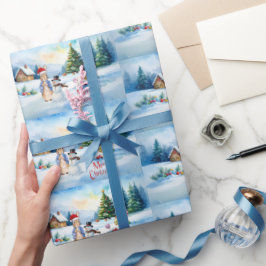 Papier Cadeau Pierre le lapin Maison de pain de Ginger